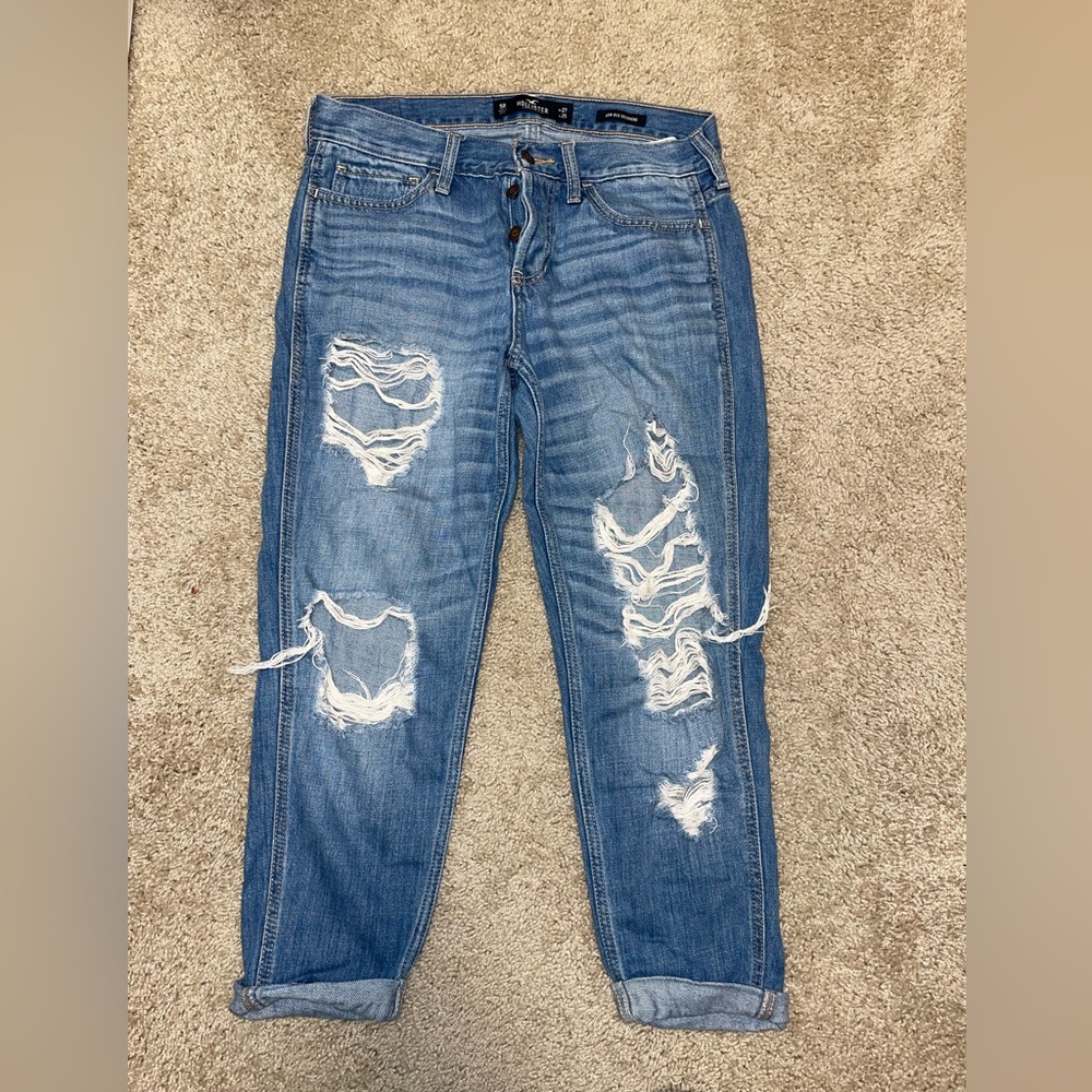 Hollister low rise boyfriend jeans
